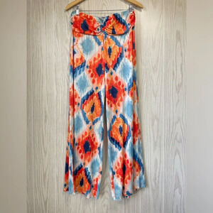 Isle Apparel Andy Warhol Like Graphic 70’s Stretch Pants Size M LNC